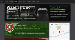 Desktop Screenshot of pizzeriauno.net